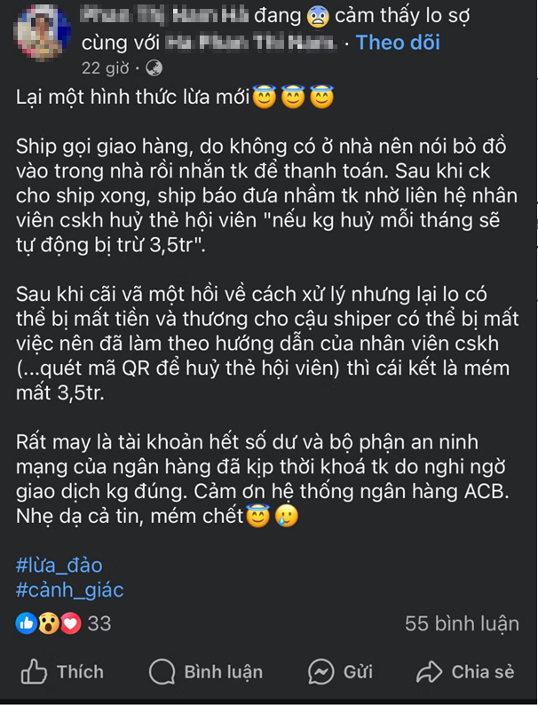 ACB ngăn chặn giao dịch đến 10.000 tài khoản nghi ngờ gian lận- Ảnh 3. ACB ngăn chặn giao dịch đến 10.000 tài khoản nghi ngờ gian lận- Ảnh 3.