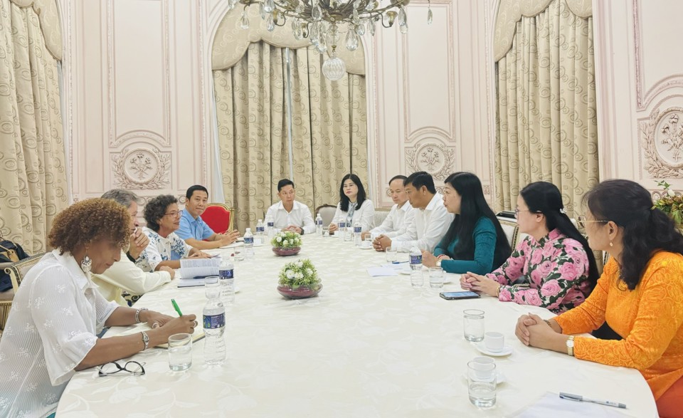 Đoàn đại biểu TP Hà Nội làm việc với lãnh đạo Viện Cuba hữu nghị với các dân tộc
