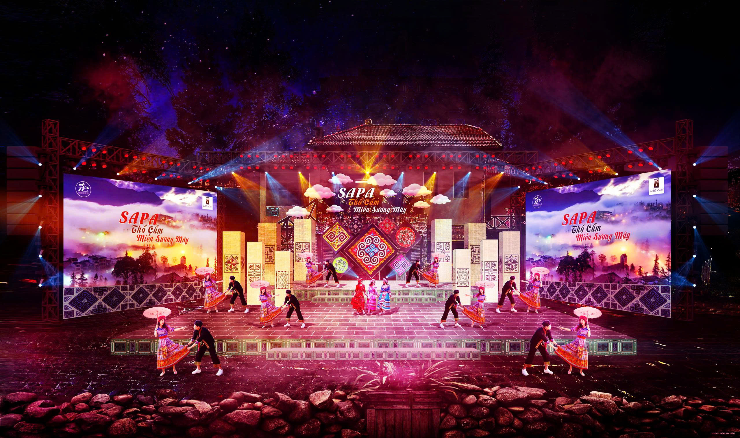 Chương trình nghệ thuật Festival Thổ cẩm Lào Cai - Sắc màu văn hóa với chủ đề “Sa Pa thổ cẩm miền sương mây” sẽ diễn ra vào tối ngày 9/11.