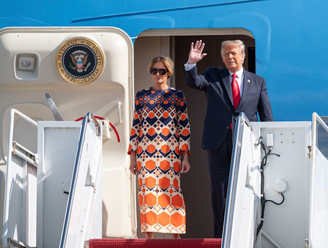 Sự thay đổi trong phong cách thời trang của Melania Trump- Ảnh 14. Sự thay đổi trong phong cách thời trang của Melania Trump- Ảnh 14.