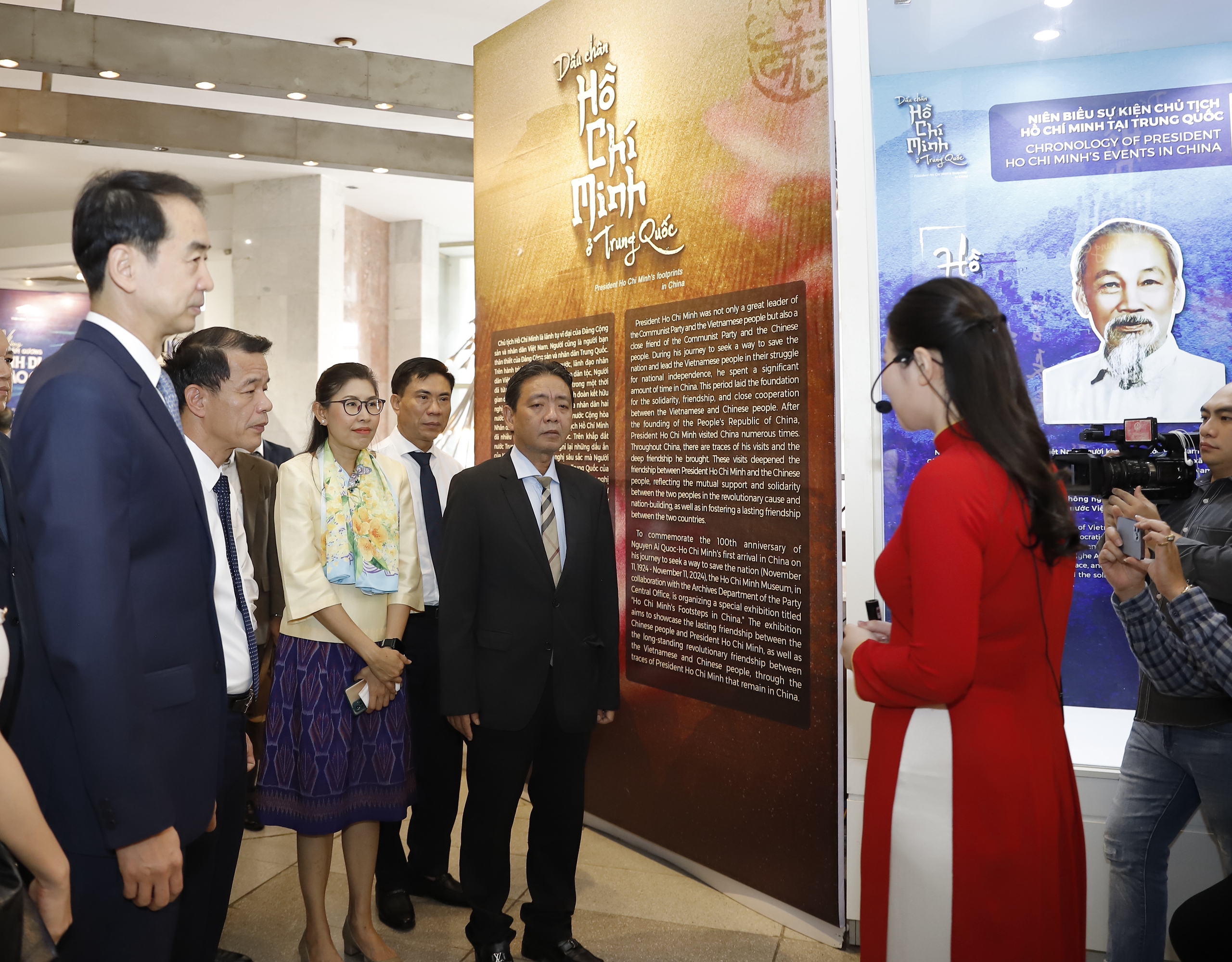 Khai mạc Triển lãm "Dấu chân Hồ Chí Minh ở Trung Quốc" - Ảnh 4. Khai mạc Triển lãm "Dấu chân Hồ Chí Minh ở Trung Quốc" - Ảnh 4.