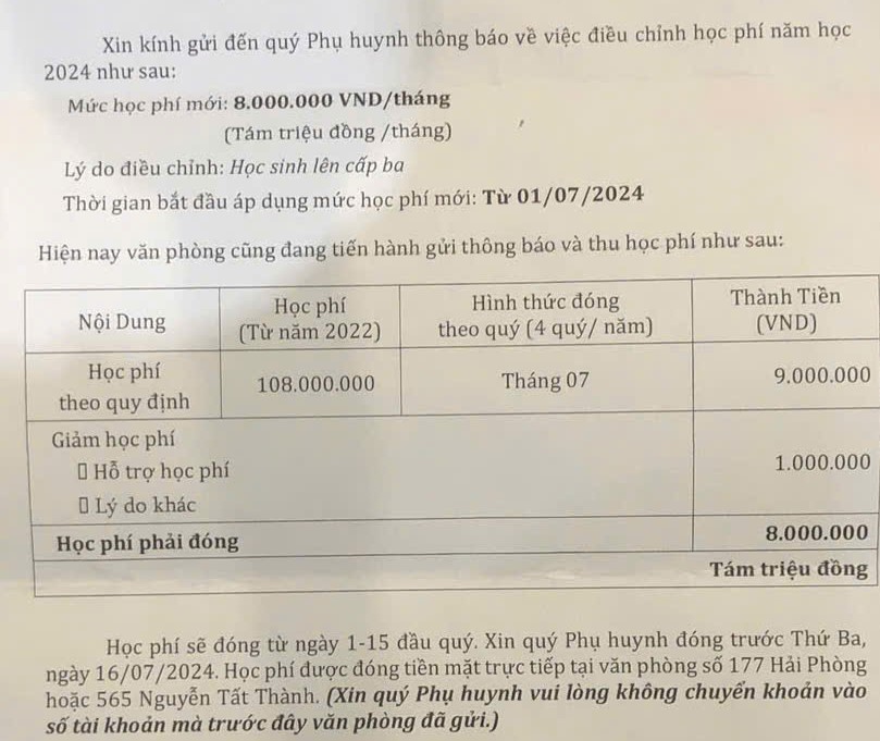 Trung tâm Anh ngữ Thiên Lập Nhân sử dụng giáo viên chưa đảm bảo tiêu chuẩn- Ảnh 3. Trung tâm Anh ngữ Thiên Lập Nhân sử dụng giáo viên chưa đảm bảo tiêu chuẩn- Ảnh 3.