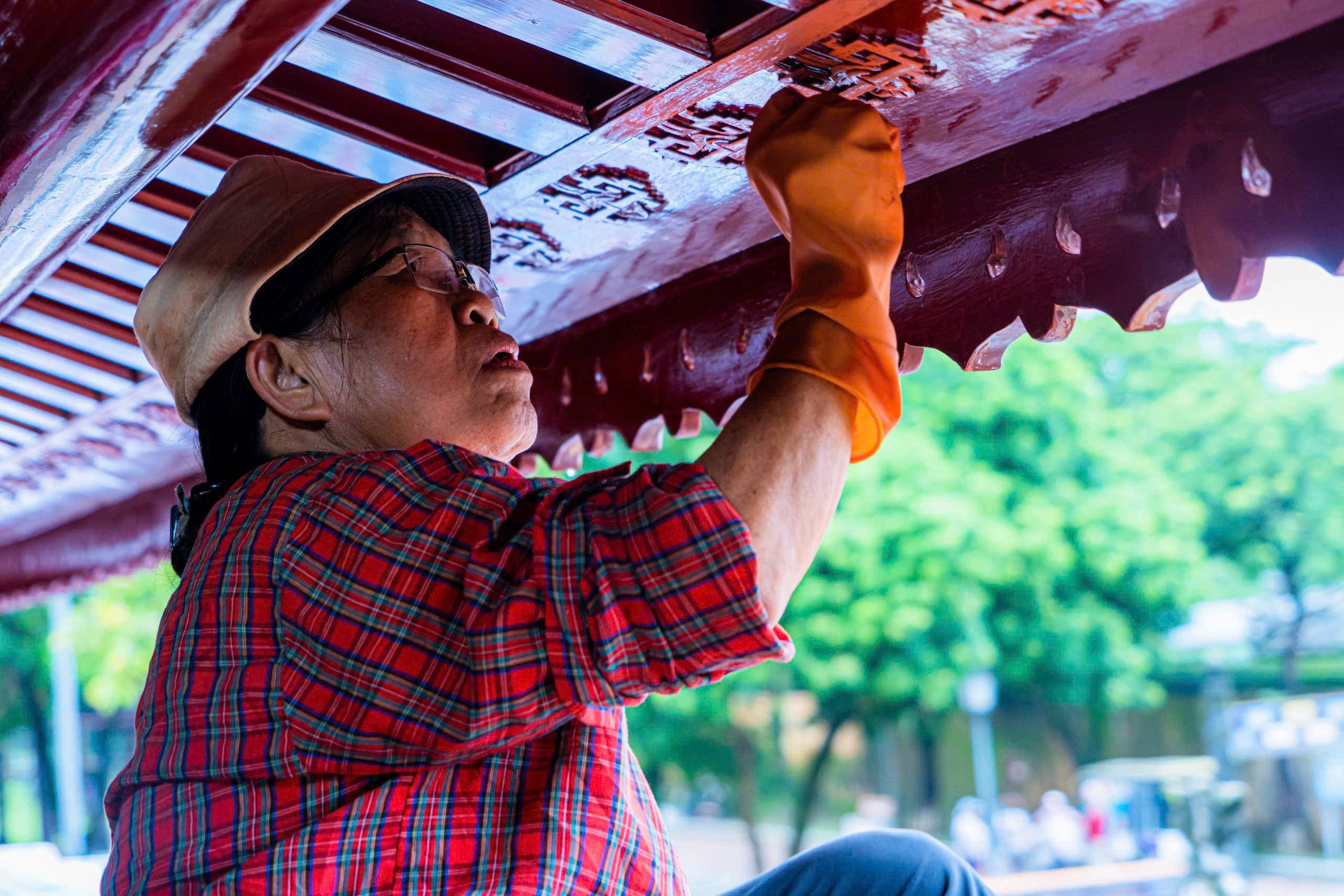 Chiêm ngưỡng bửu tán điện Thái Hoà sau trùng tu- Ảnh 2. Chiêm ngưỡng bửu tán điện Thái Hoà sau trùng tu- Ảnh 2.