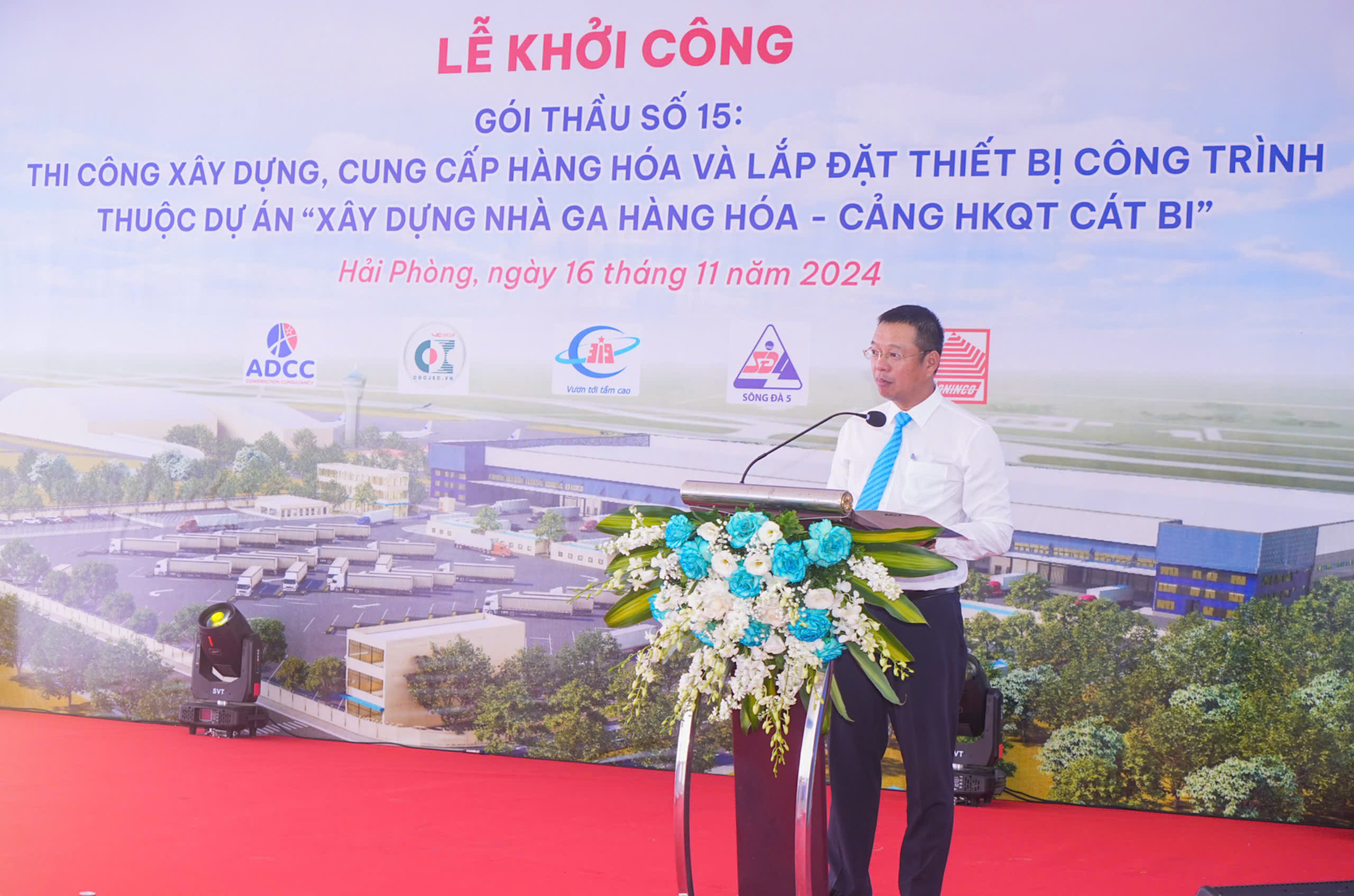 Khởi công dự án xây dựng nhà ga hàng hóa sân bay Cát Bi - Hải Phòng- Ảnh 3. Khởi công dự án xây dựng nhà ga hàng hóa sân bay Cát Bi - Hải Phòng- Ảnh 3.