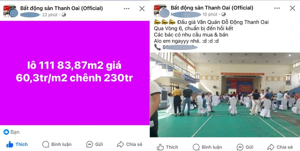 Đấu giá đất Thanh Oai căng như dây đàn: Giá trúng cao nhất 90 triệu đồng/m2 - 3 Đấu giá đất Thanh Oai căng như dây đàn: Giá trúng cao nhất 90 triệu đồng/m2 - 3