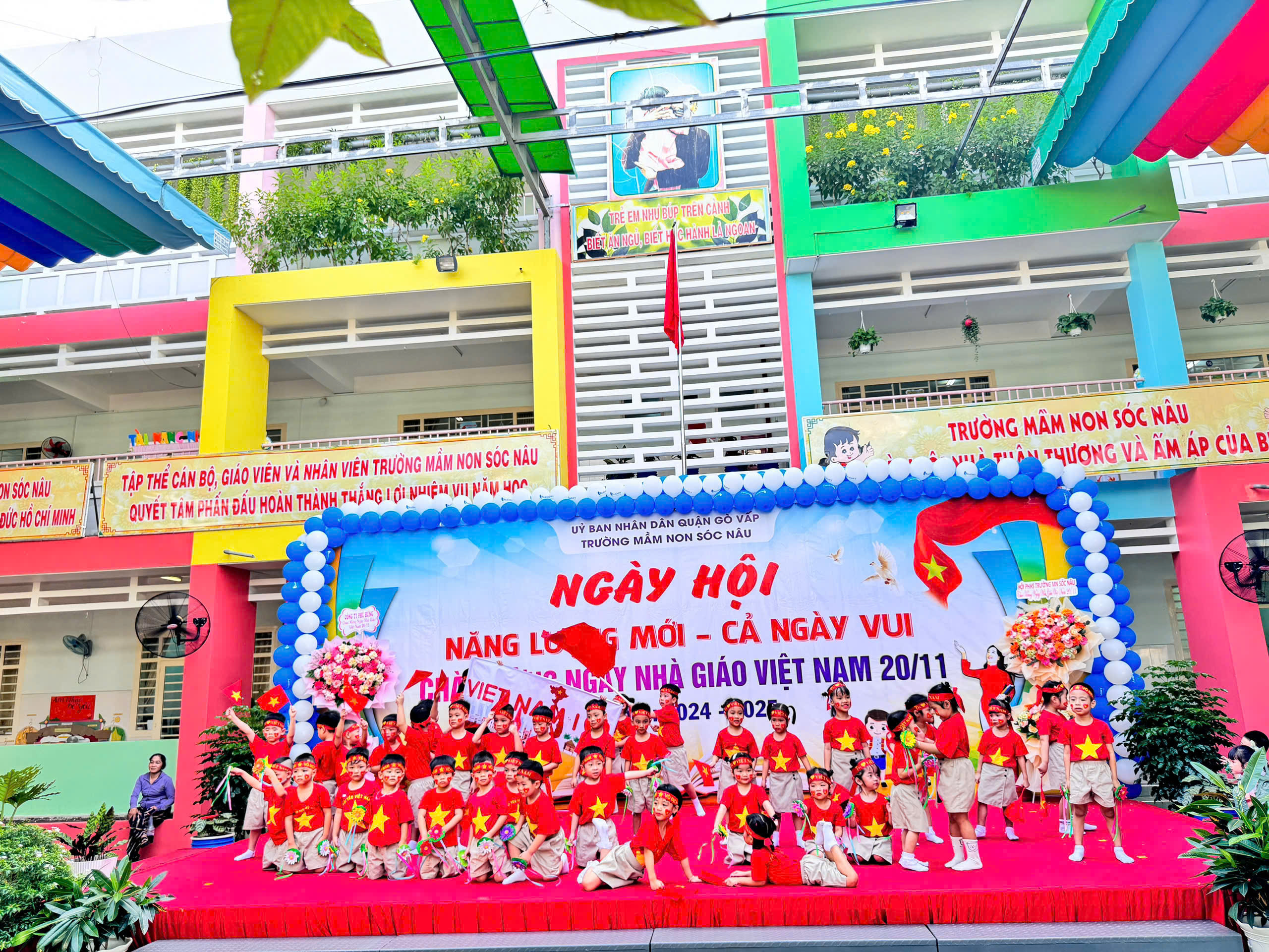 Trường mầm non đón ngày 20.11 theo cách thú vị- Ảnh 2. Trường mầm non đón ngày 20.11 theo cách thú vị- Ảnh 2.