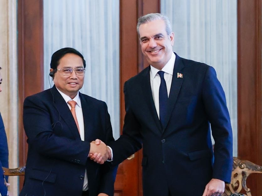 Thủ tướng Phạm Minh Chính hội đàm với Tổng thống Cộng hòa Dominica- Ảnh 6. Thủ tướng Phạm Minh Chính hội đàm với Tổng thống Cộng hòa Dominica- Ảnh 6.