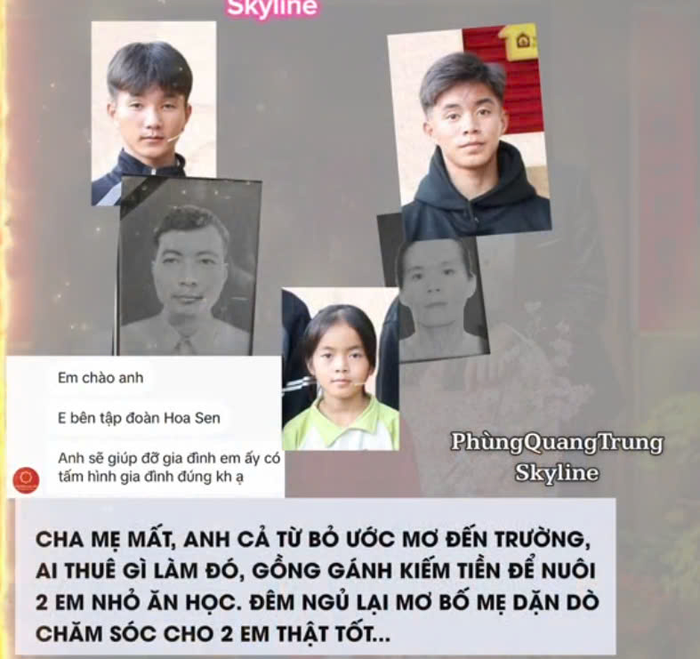 0902-ve-tinh-2 - Vietnam.vn Bức ảnh gia đình được phục dựng từ di ảnh của cha mẹ và ảnh 3 anh em tham gia chương trình Mái ấm gia đình Việt