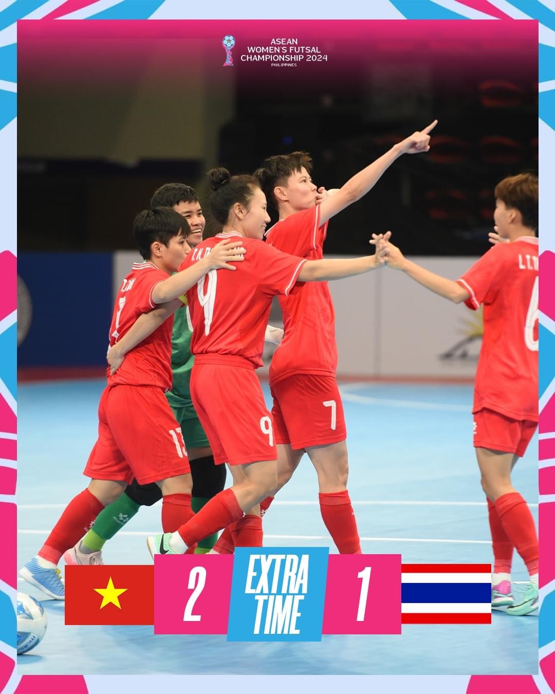 Đội tuyển futsal nữ Việt Nam thắng Thái Lan, vô địch Đông Nam Á: VFF thưởng 600 triệu- Ảnh 6. Đội tuyển futsal nữ Việt Nam thắng Thái Lan, vô địch Đông Nam Á: VFF thưởng 600 triệu- Ảnh 6.