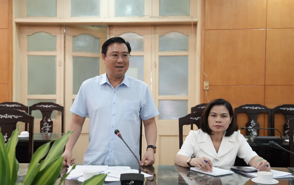 Trưởng Ban Văn hóa - Xã hội HĐND TP Nguyễn Thanh Bình đề nghị quận Thanh Xuân thời gian tới tiếp tục sáng tạo, phát huy điểm mạnh các mô hình giáo dục chất lượng