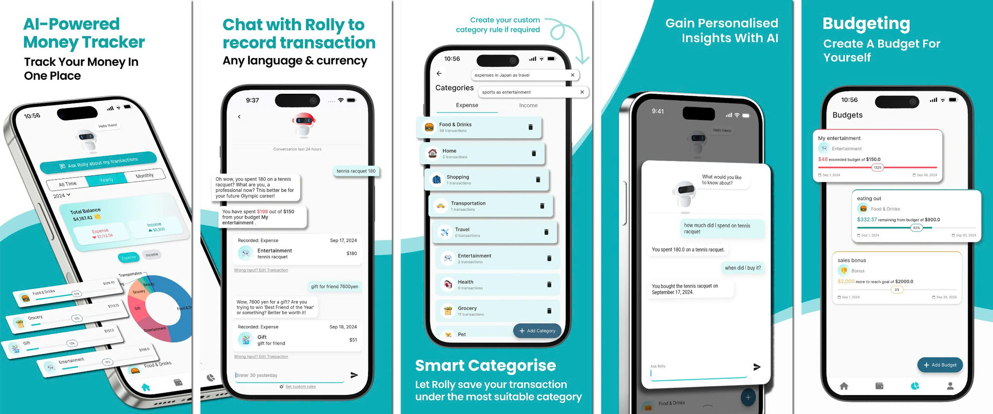 Quản gia tài chính Rolly: AI Money Tracker gây sốt vì 'mắng sa sả' người dùng - Ảnh 2. Dùng AI quản gia tài chính, người dùng sốc vì bị Rolly mắng sa sả chuyện tiêu pha - Ảnh 2.