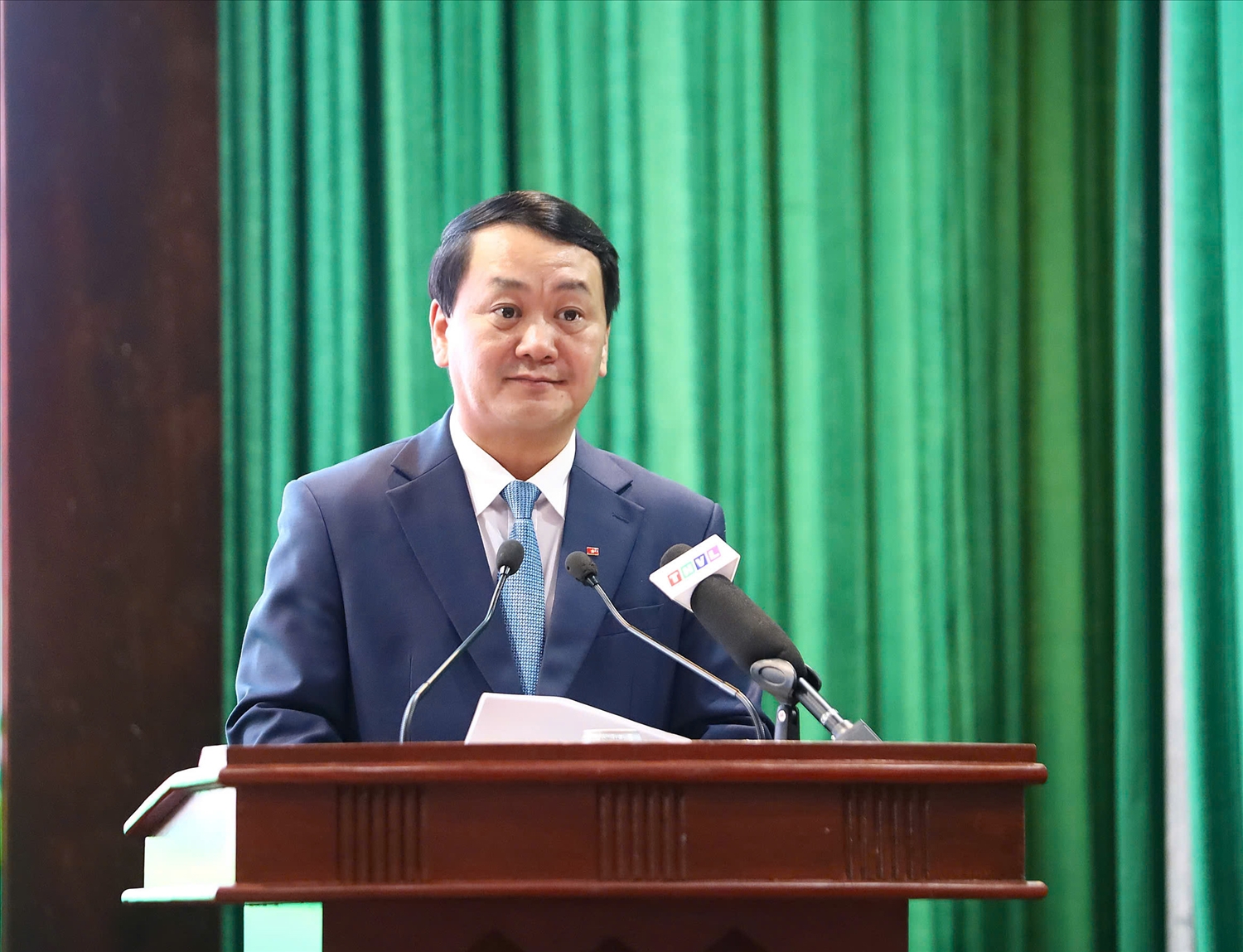 Bộ trưởng, Chủ nhiệm Ủy ban Dân tộc Hầu A Lềnh phát biểu chỉ đạo tại Đại hội Bộ trưởng, Chủ nhiệm Ủy ban Dân tộc Hầu A Lềnh phát biểu chỉ đạo tại Đại hội