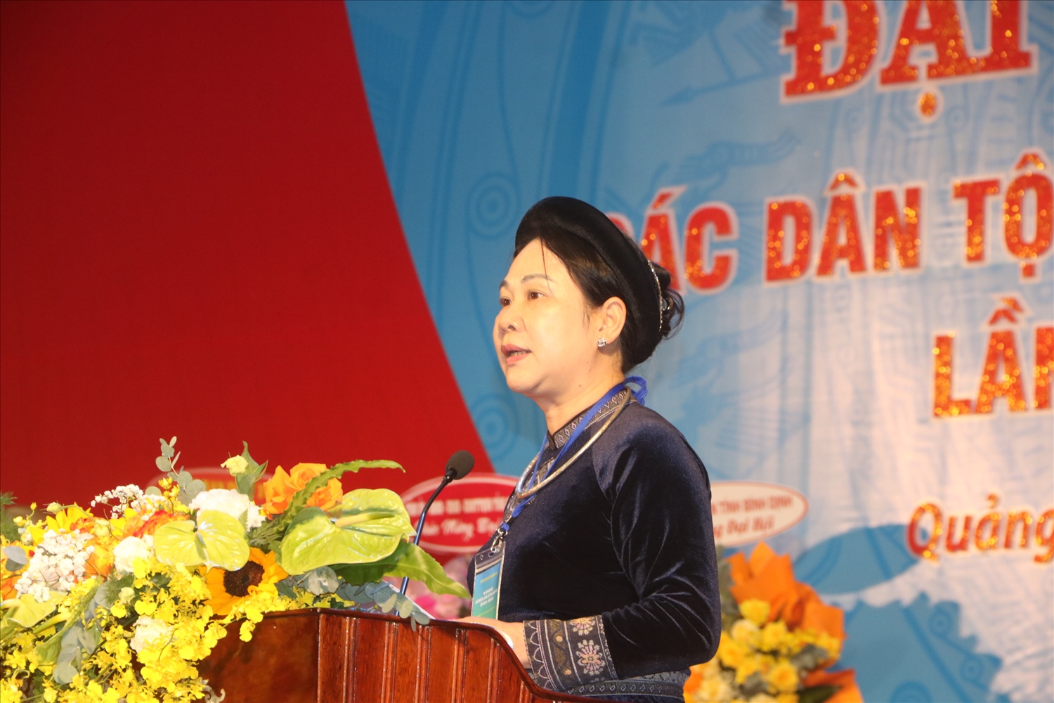 Thứ trưởng, Phó Chủ nhiệm UBDT Nông Thị Hà phát biểu tại hội nghị. Thứ trưởng, Phó Chủ nhiệm UBDT Nông Thị Hà phát biểu tại Đại hội.