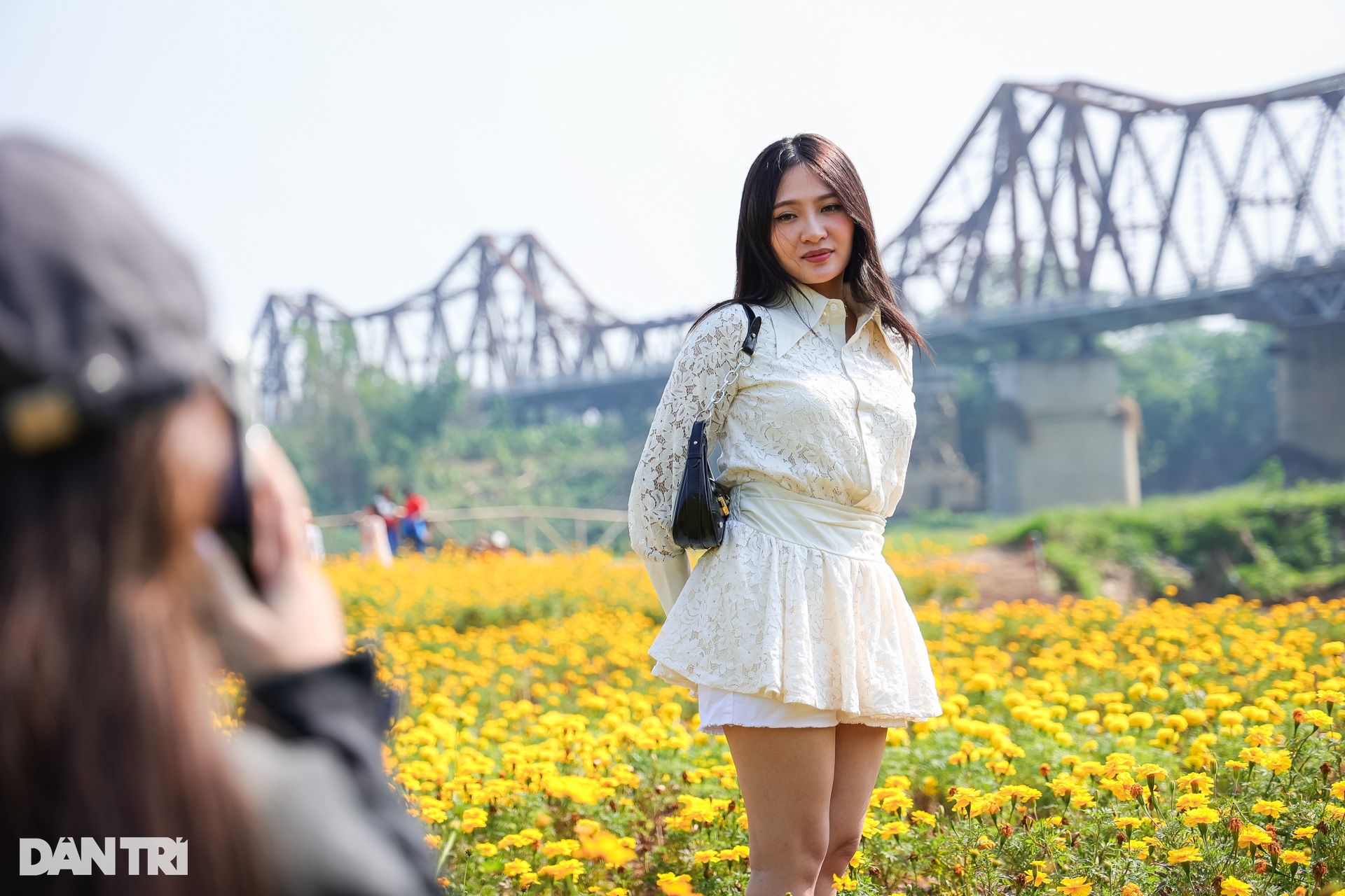 Dậy từ 3h, vượt 30km chụp ảnh sống ảo ở vườn hoa cúc chân cầu Long Biên - 6 Dậy từ 3h, vượt 30km chụp ảnh sống ảo ở vườn hoa cúc chân cầu Long Biên - 6