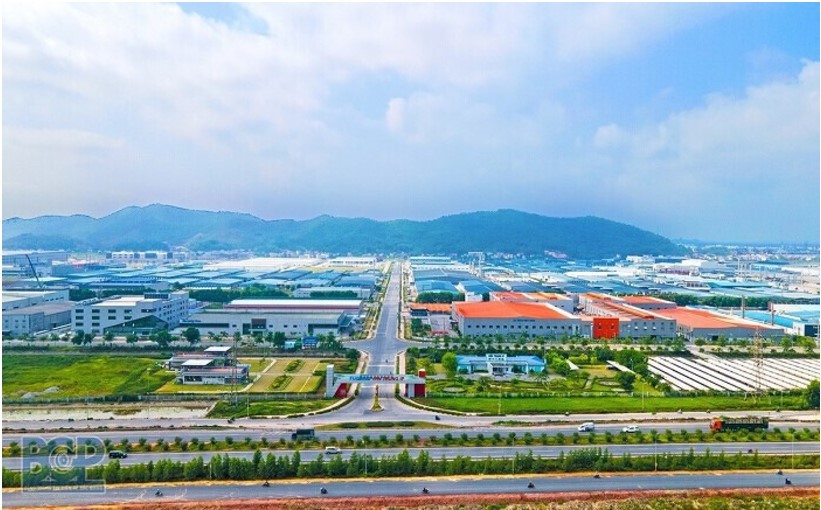 Một KCN tại tỉnh Bắc Giang.