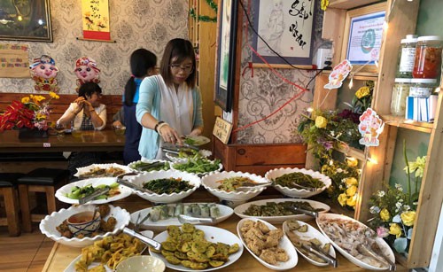 Buffet chay tùy tâm - Ảnh 1. Buffet chay tùy tâm - Ảnh 1.