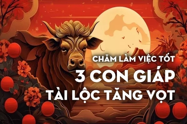 Chăm làm việc tốt, cuối năm 3 con giáp này tài lộc tăng vọt Cham lam viec tot, cuoi nam 3 con giap nay tai loc tang vot