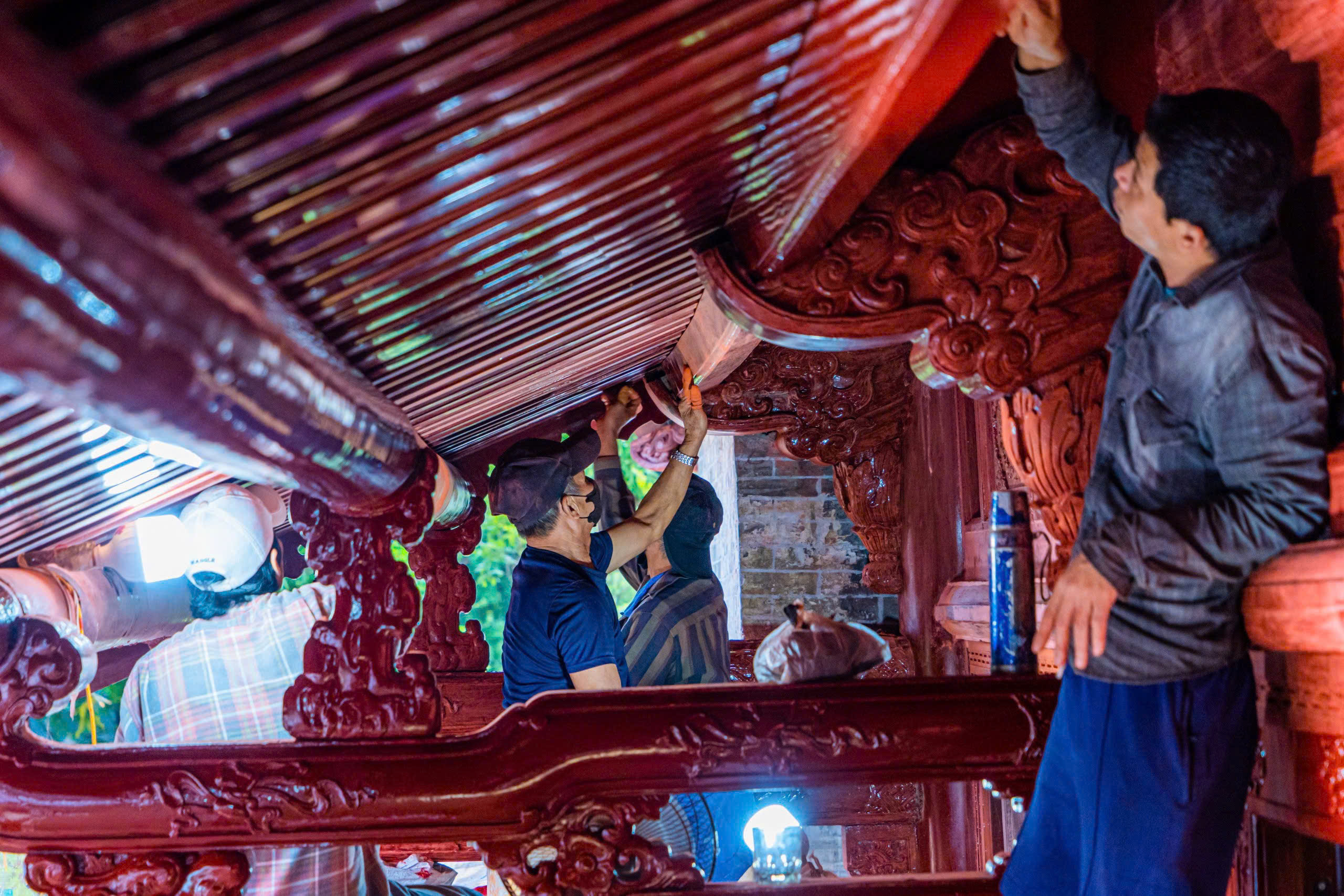 Chiêm ngưỡng bửu tán điện Thái Hoà sau trùng tu- Ảnh 1. Chiêm ngưỡng bửu tán điện Thái Hoà sau trùng tu- Ảnh 1.