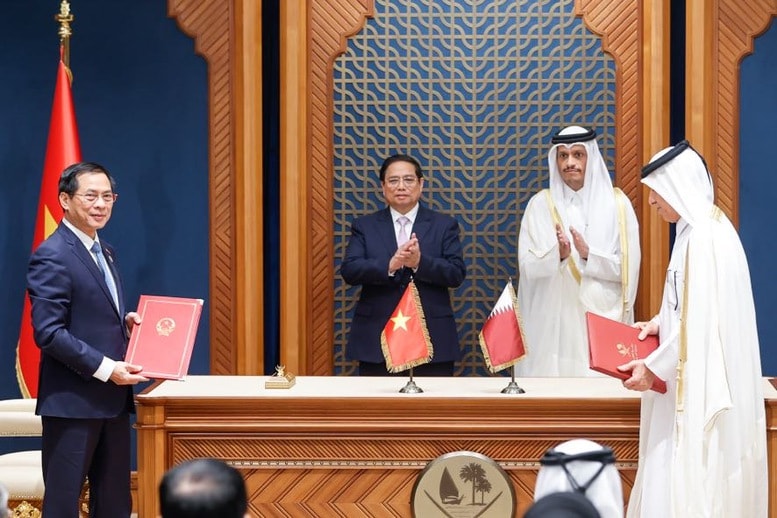 Đưa quan hệ Việt Nam-Qatar bước vào một giai đoạn mới, mạnh mẽ hơn, toàn diện hơn, tin cậy sâu sắc hơn- Ảnh 5. Đưa quan hệ Việt Nam-Qatar bước vào một giai đoạn mới, mạnh mẽ hơn, toàn diện hơn, tin cậy sâu sắc hơn- Ảnh 5.