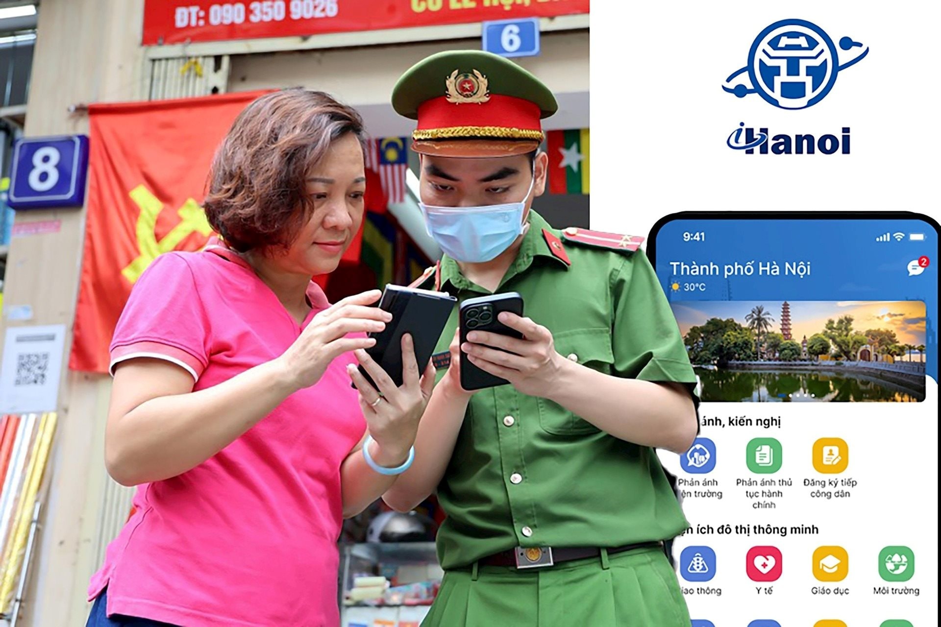 Hà Nội phát động đợt thi đua cao điểm hướng dẫn người dân cài đặt, kích hoạt và sử dụng nền tảng Công dân Thủ đô số - iHanoi - Ảnh 1.