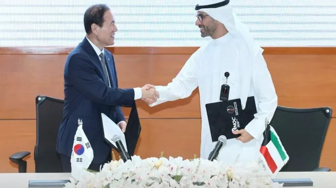 Hàn Quốc ký hợp đồng dầu khí với Kuwait giữa lo ngại xung đột ở Trung Đông- Ảnh 1. Hàn Quốc ký hợp đồng dầu khí với Kuwait giữa lo ngại xung đột ở Trung Đông- Ảnh 1.