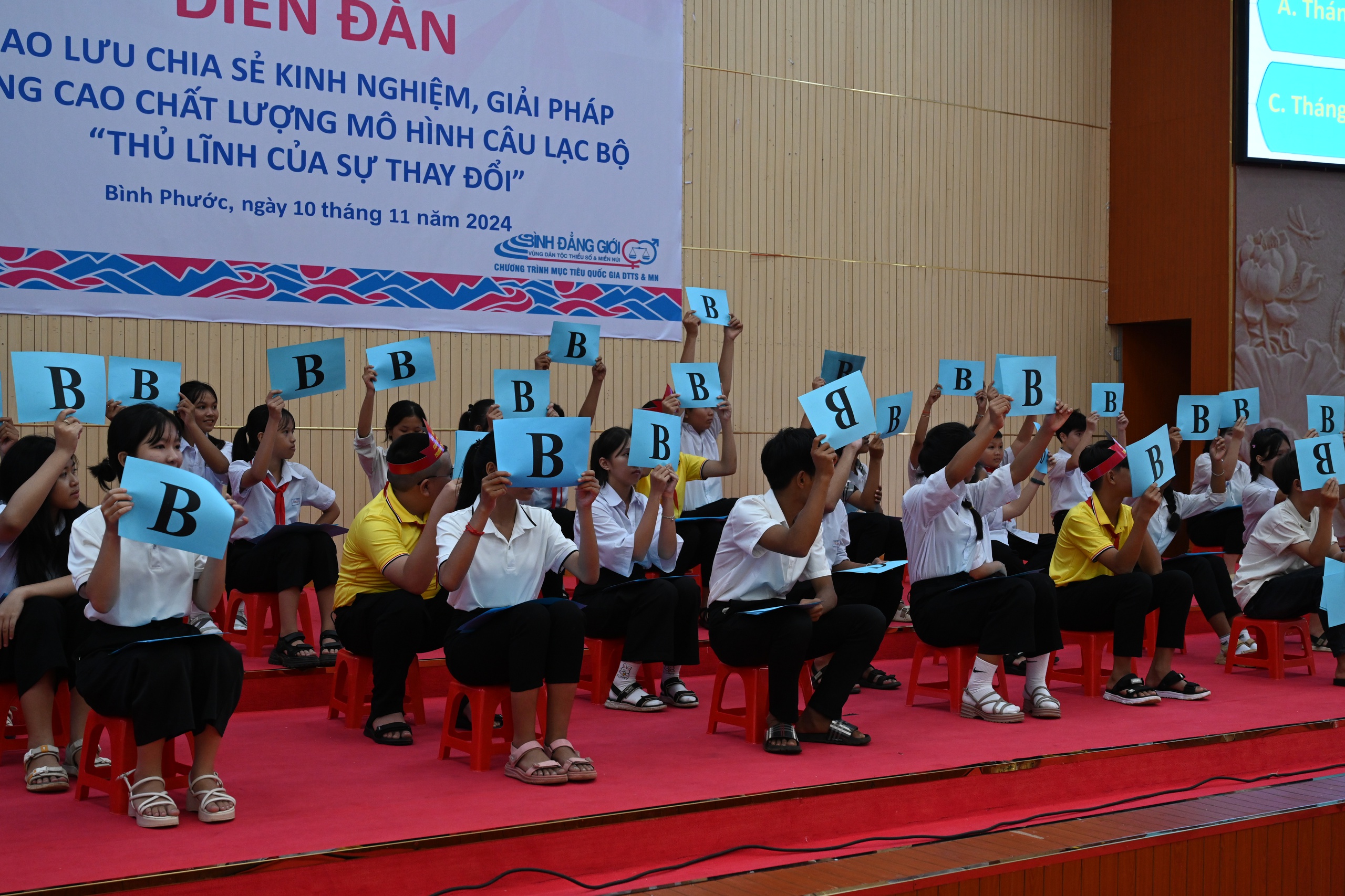 Hội LHPN Bình Phước tổ chức diễn đàn cho CLB "Thủ lĩnh của sự thay đổi"- Ảnh 1. Hội LHPN Bình Phước tổ chức diễn đàn cho CLB "Thủ lĩnh của sự thay đổi"- Ảnh 1.