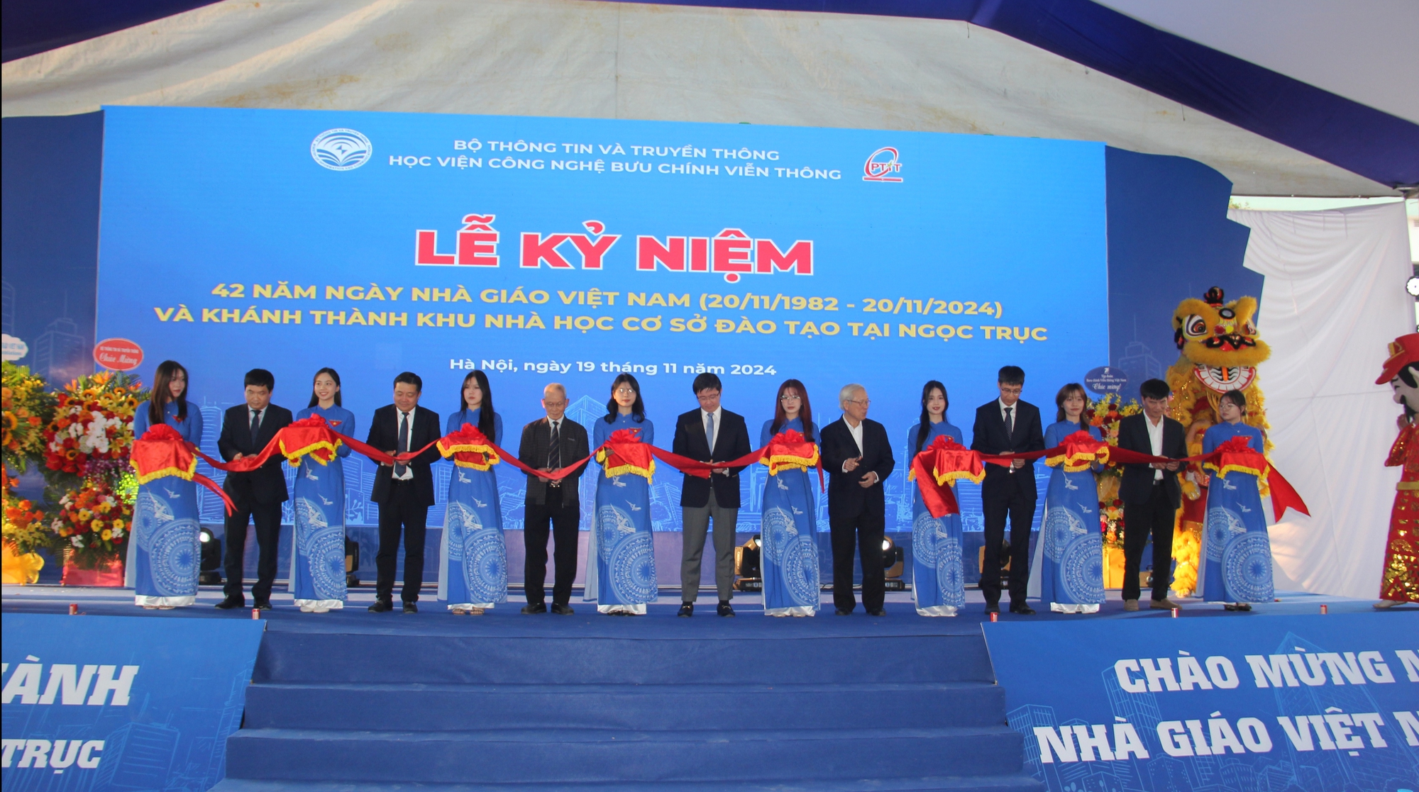 Kỷ niệm 42 năm ngày Nhà giáo Việt Nam và Khánh thành khu nhà học cơ sở đào tạo tại Ngọc Trục- Ảnh 3. Kỷ niệm 42 năm ngày Nhà giáo Việt Nam và Khánh thành khu nhà học cơ sở đào tạo tại Ngọc Trục- Ảnh 3.