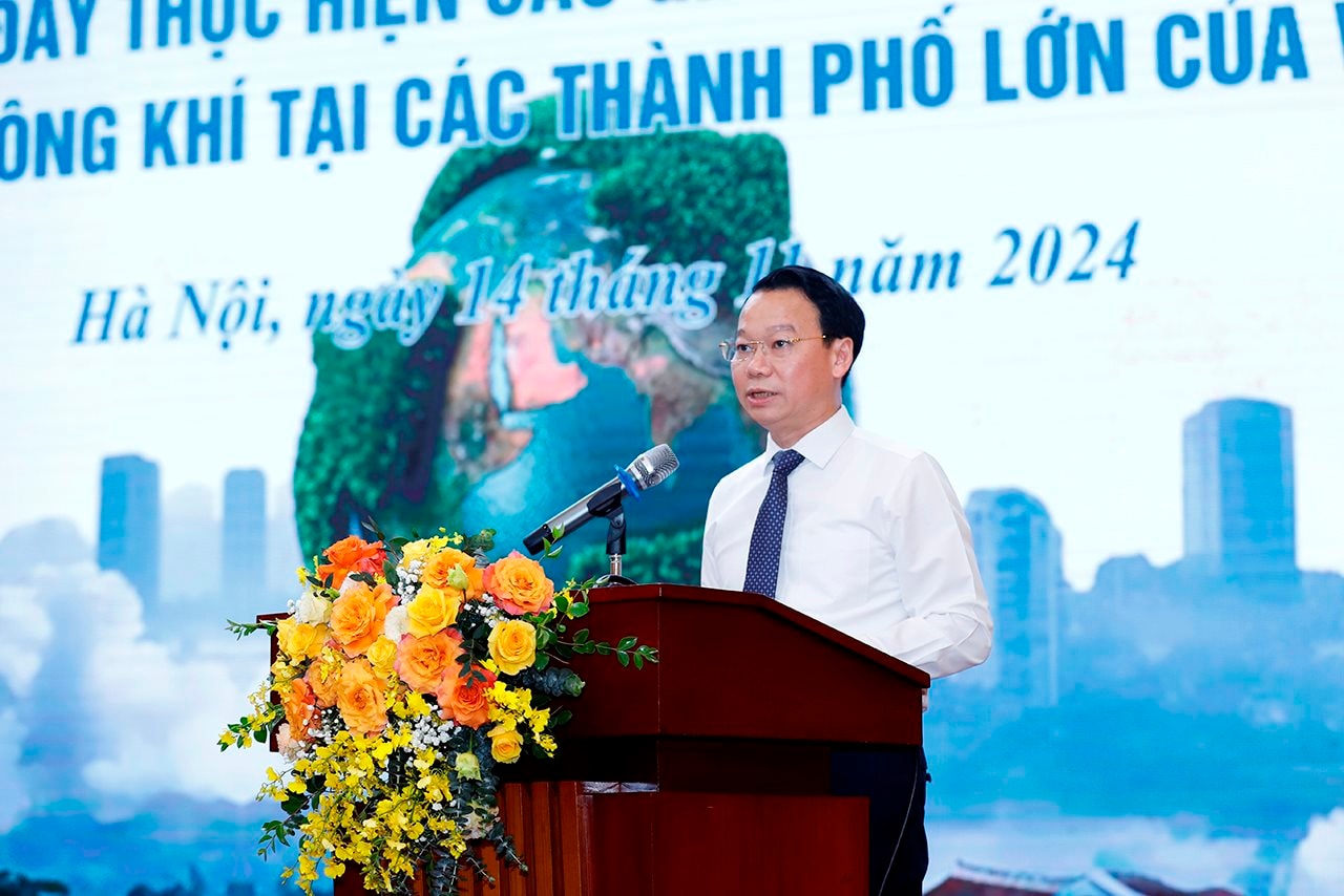 Bộ trưởng TN&MT: Ô nhiễm không khí tại Hà Nội, TP.HCM ngày càng đáng lo ngại- Ảnh 1. Bộ trưởng TN&MT: Ô nhiễm không khí tại Hà Nội, TP.HCM ngày càng đáng lo ngại- Ảnh 1.