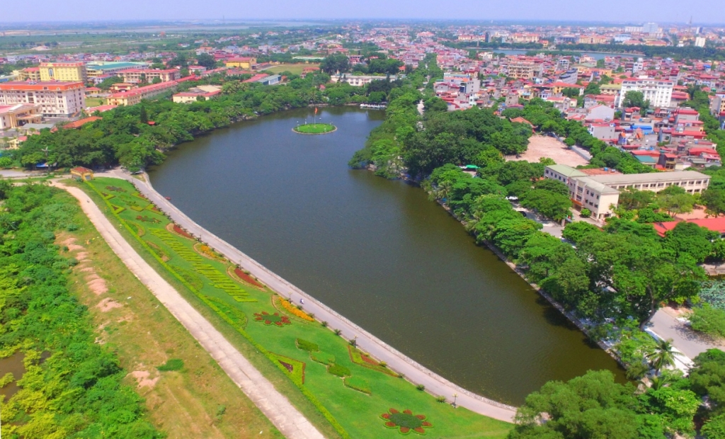 Không gian xanh của đô thị thành phố Hưng Yên Không gian xanh của đô thị thành phố Hưng Yên
