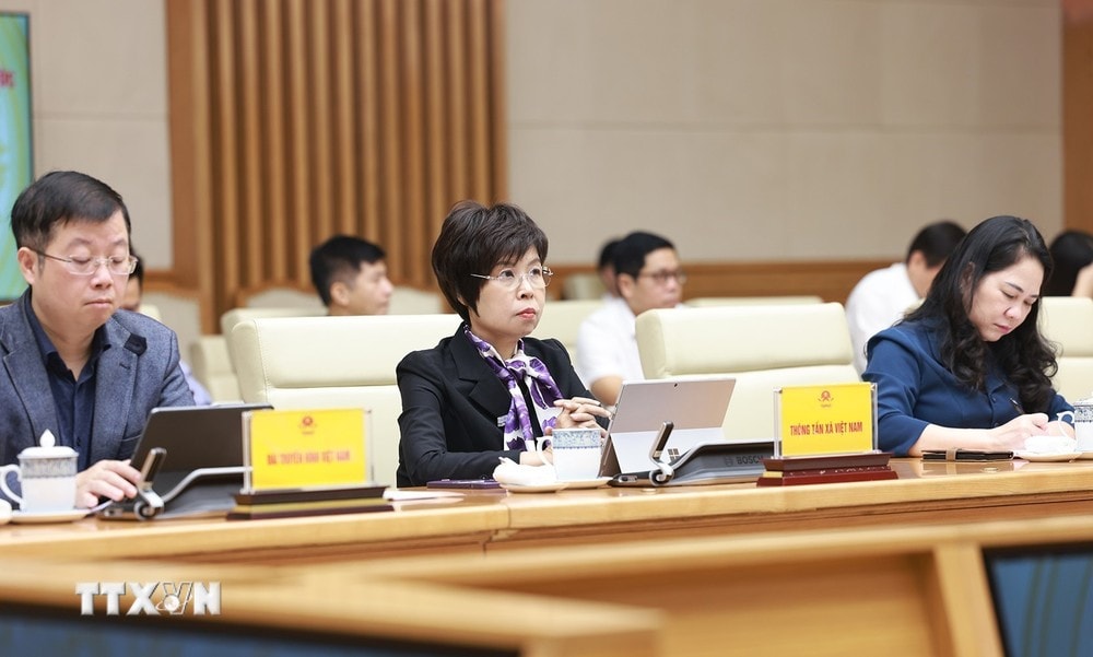 Các thành viên Ban Chỉ đạo tham dự Phiên họp thứ nhất. (Ảnh: Dương Giang/TTXVN) ttxvn_ban_chi_dao_xoa_nha_dot_1.jpg