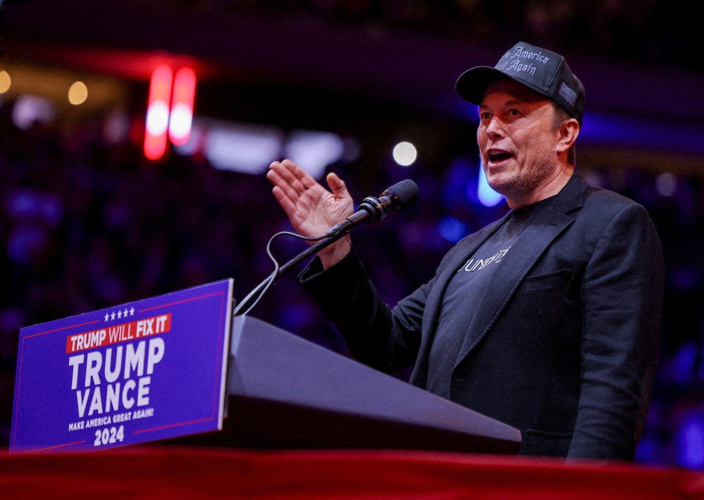 Tỷ phú Musk hứa hẹn cuộc cách mạng cho nước Mỹ dưới thời Tổng thống Trump - 1 Tỷ phú Musk hứa hẹn cuộc cách mạng cho nước Mỹ dưới thời Tổng thống Trump - 1