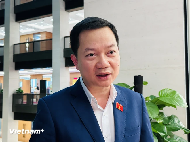 Đại biểu Trịnh Xuân An - Đoàn đại biểu quốc hội tỉnh Đồng Nai. (Ảnh: PV/Vietnam+) VNP_ông Trịnh Xuân An.jpg