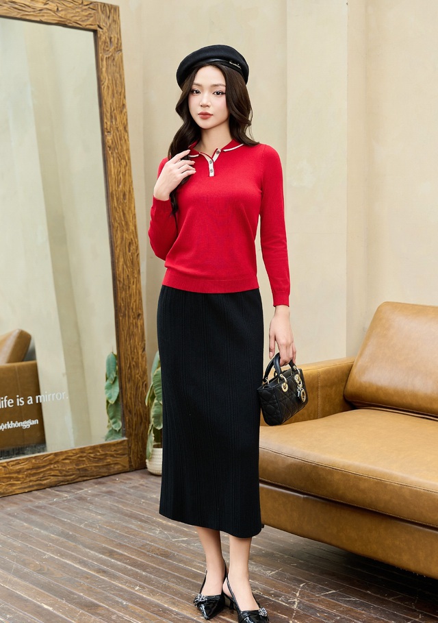 Xuống phố mùa này với trang phục vải len đa phong cách- Ảnh 2. Xuống phố mùa này với trang phục vải len đa phong cách- Ảnh 2.