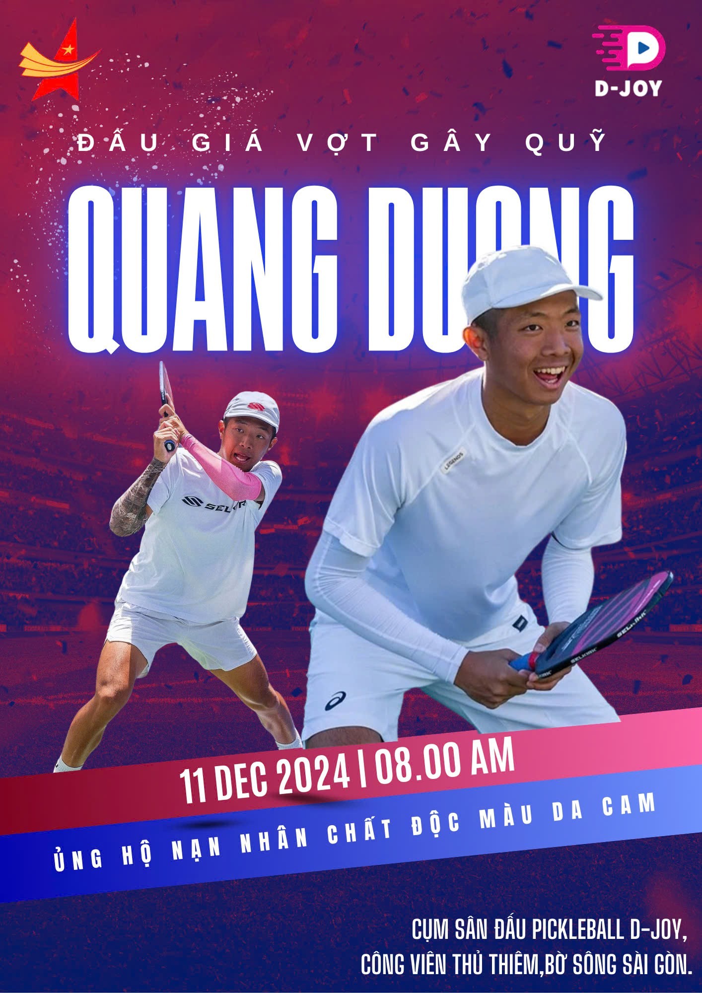 'Thần đồng' Quang Dương tiếp sức giải pickleball PWR Thủ Đức HTV DJoy mở rộng - Ảnh 2. 'Thần đồng' Quang Dương tiếp sức giải pickleball PWR Thủ Đức HTV DJoy mở rộng - Ảnh 2.