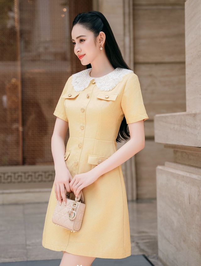 Váy dáng dài là trang phục hợp mốt từ công sở đến dự tiệc- Ảnh 4. Váy dáng dài là trang phục hợp mốt từ công sở đến dự tiệc- Ảnh 4.