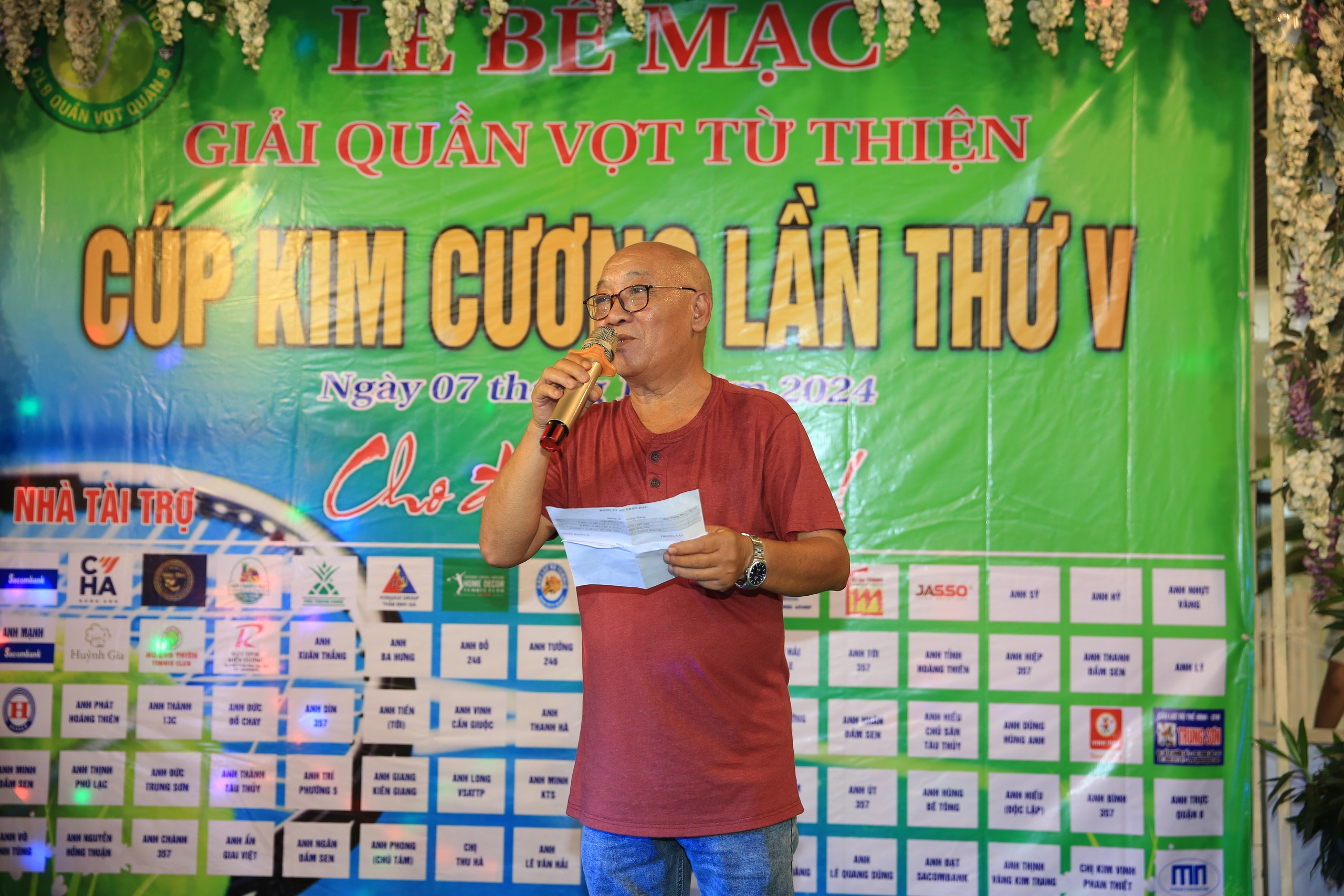 Cúp Kim Cương 2024: Giải quần vợt từ thiện đầy ý nghĩa- Ảnh 3. Cúp Kim Cương 2024: Giải quần vợt từ thiện đầy ý nghĩa- Ảnh 3.