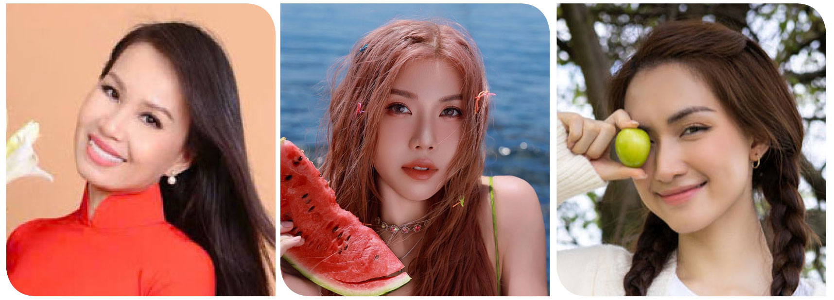 “Nữ ca sĩ được yêu thích nhất”: Cẩm Ly, Trang Pháp, Hòa Minzy. (Ảnh do nhân vật cung cấp) “Nữ ca sĩ được yêu thích nhất”: Cẩm Ly, Trang Pháp, Hòa Minzy. (Ảnh do nhân vật cung cấp)