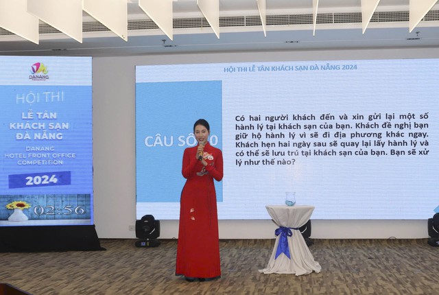 Đà Nẵng tổ chức hội thi Lễ tân Khách sạn năm 2024 - Ảnh 2. Đà Nẵng tổ chức hội thi Lễ tân Khách sạn năm 2024 - Ảnh 2.