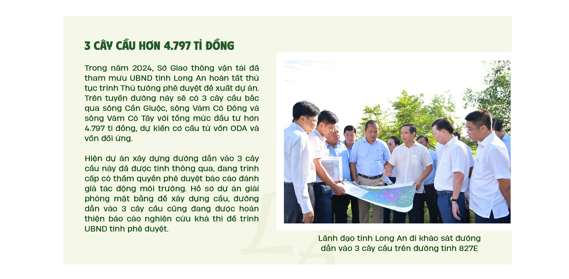 Long An tăng tốc kết nối nhiều tuyến đường trọng điểm - Ảnh 6. Long An tăng tốc kết nối nhiều tuyến đường trọng điểm - Ảnh 6.