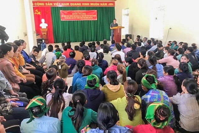 Một buổi tập huấn về giảm thiểu vấn nạn tảo hôn tại xã Tri Lễ, huyện Quế Phong Một buổi tập huấn về giảm thiểu vấn nạn tảo hôn tại xã Tri Lễ, huyện Quế Phong