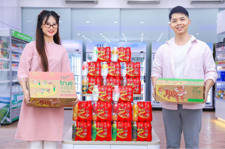 Bao bì bộ sản phẩm đồ uống TH Tết Ất Tỵ 2025.