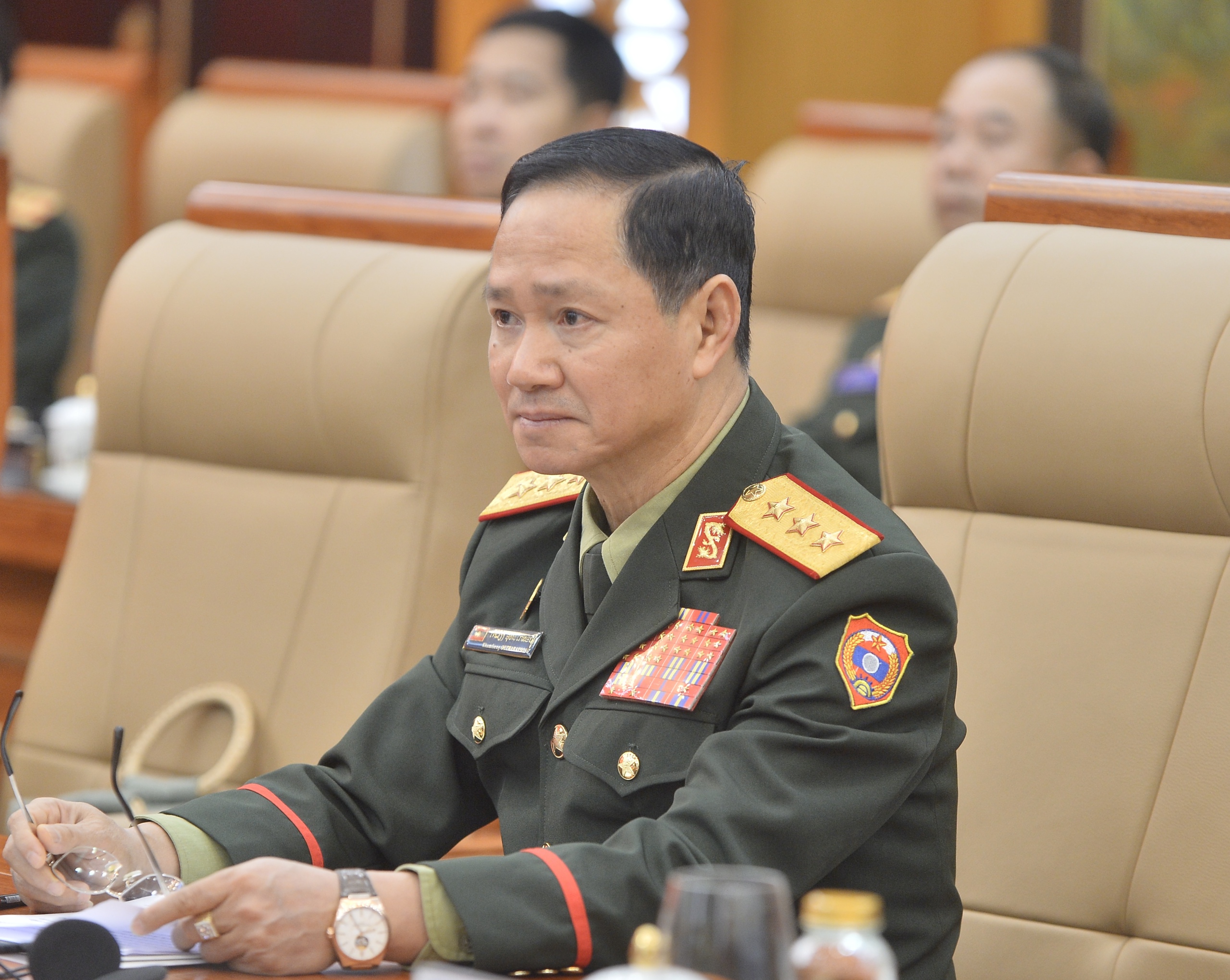Đại tướng Phan Văn Giang hội đàm với tân Bộ trưởng Quốc phòng Lào- Ảnh 3. Đại tướng Phan Văn Giang hội đàm với tân Bộ trưởng Quốc phòng Lào- Ảnh 3.