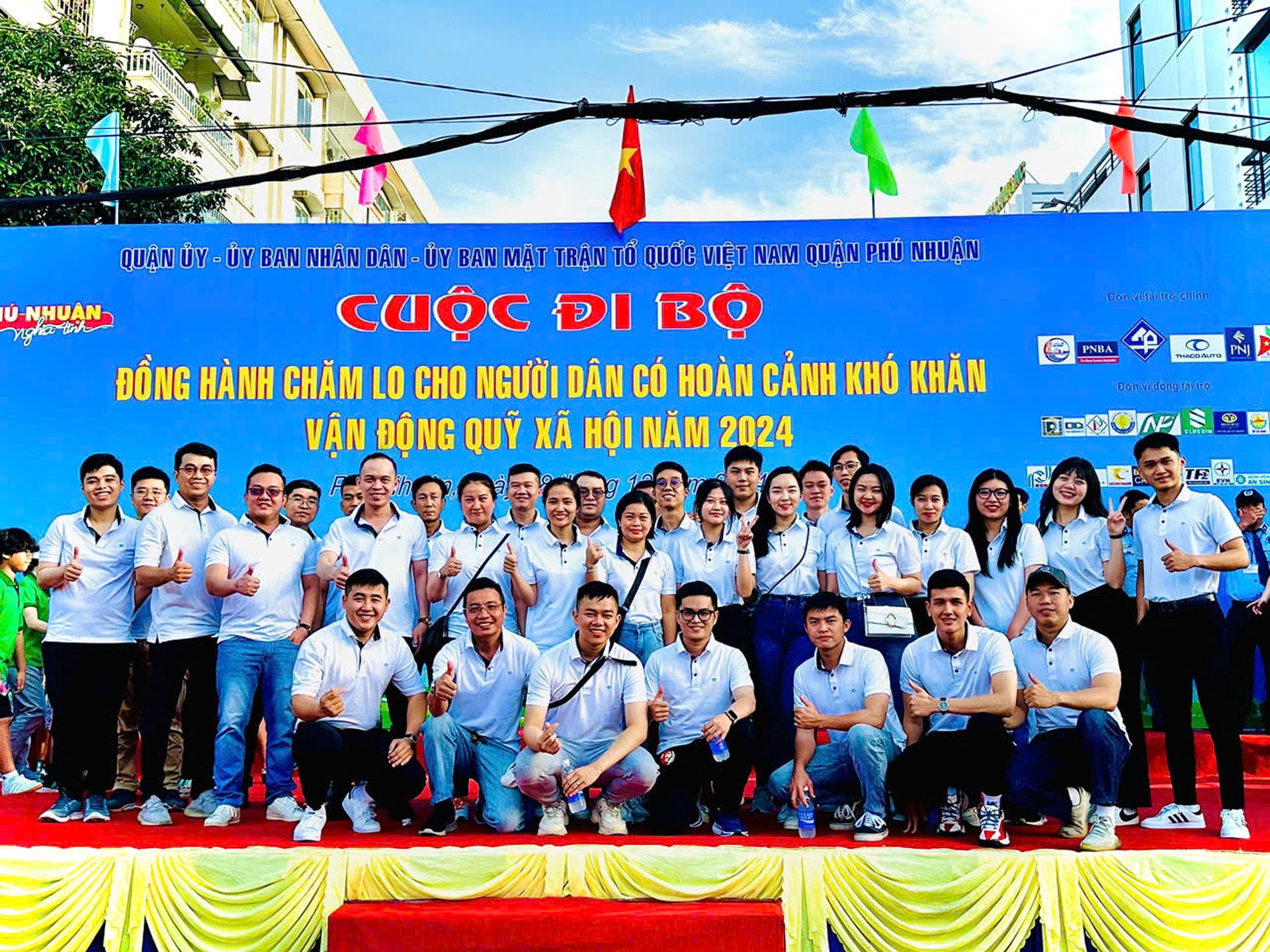 CBNV THACO AUTO Phú Nhuận tham gia chương trình đi bộ đồng hành vận động Quỹ Xã hội quận Phú Nhuận năm 2024 3