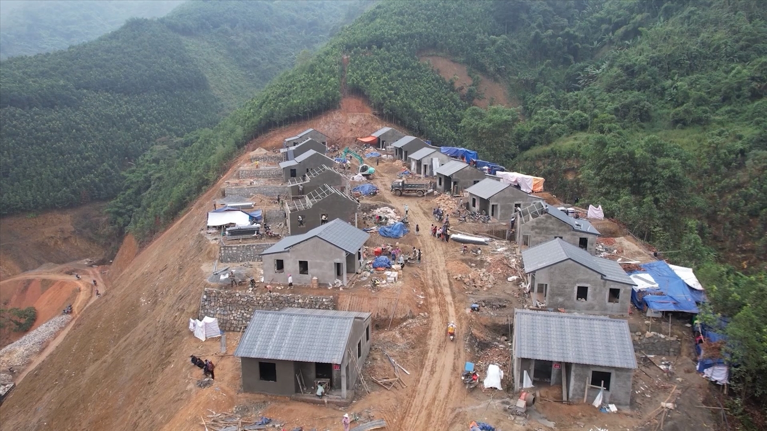 Khu tái định cư Kho Vàng đang dần hiện hữu Khu tái định cư Kho Vàng đang dần hiện hữu