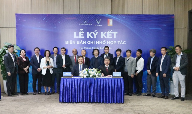 VinFast, VinRobotics hợp tác thúc đẩy đào tạo và nghiên cứu khoa học với Đại học Bách Khoa Hà Nội - Ảnh 2. VinFast, VinRobotics hợp tác thúc đẩy đào tạo và nghiên cứu khoa học với Đại học Bách Khoa Hà Nội - Ảnh 2.