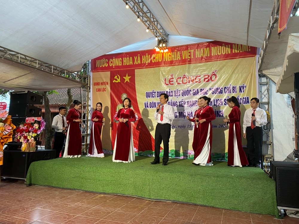 Lễ công bố quyết định về Bảo vật quốc gia bia “Sùng Chi bi kỷ“ - ảnh 3