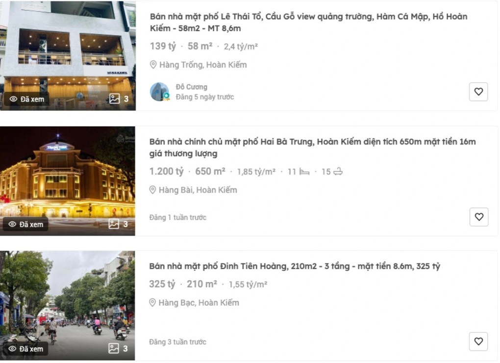 Bảng giá đất tại Hà Nội 695 triệu đồng/m2: Giá rao bán đang bao nhiêu? - 1 Bảng giá đất tại Hà Nội 695 triệu đồng/m2: Giá rao bán đang bao nhiêu? - 1