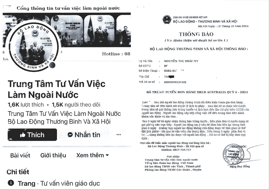 Chuyển công an vụ mạo danh thứ trưởng đăng tuyển 1.800 người đi Hàn - 1 Chuyển công an vụ mạo danh thứ trưởng đăng tuyển 1.800 người đi Hàn - 1