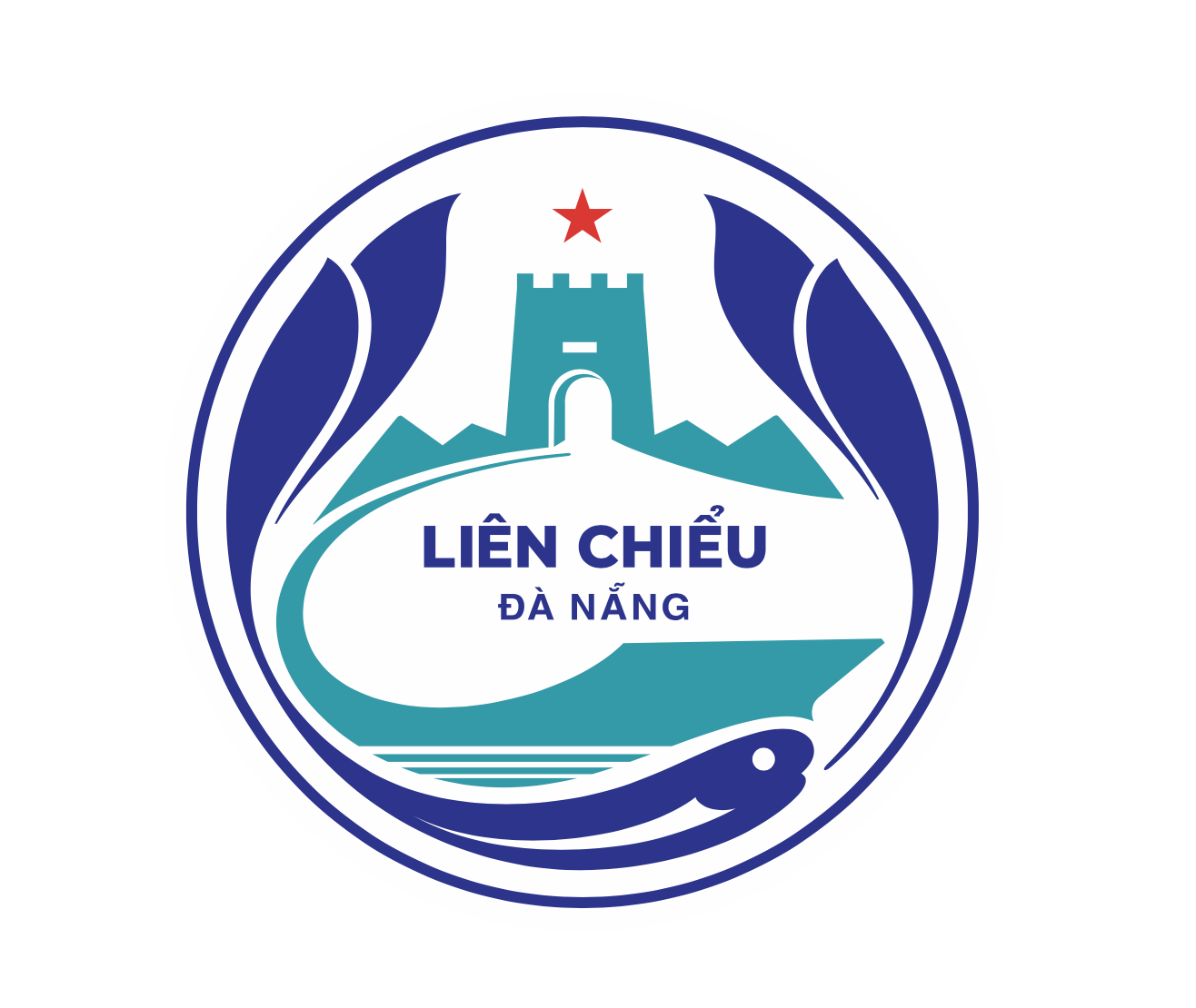Di tích quốc gia Hải Vân quan, cá cơm than... vào logo nhận diện quận Liên Chiểu- Ảnh 4. Di tích quốc gia Hải Vân quan, cá cơm than... vào logo nhận diện quận Liên Chiểu- Ảnh 4.