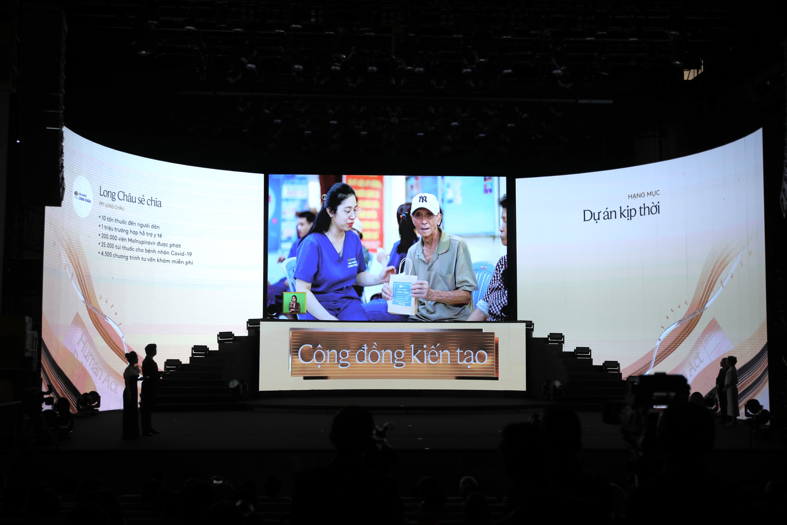 FPT Long Châu thắng giải “Giải dự án kịp thời” tại Human Act Prize 2024
- Ảnh 1. FPT Long Châu thắng giải “Giải dự án kịp thời” tại Human Act Prize 2024
- Ảnh 1.